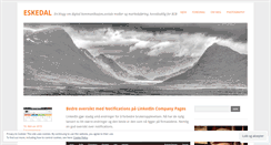 Desktop Screenshot of erikeskedal.com